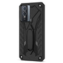 For vivo Y76 / Y76s Shockproof TPU + PC Phone Case(Black)