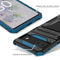 For Google Pixel 6a Armor Card PC + TPU Phone Case(Blue)