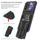 For Samsung Galaxy A53 5G Armor Card PC + TPU Phone Case(Purple)