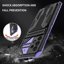 For Samsung Galaxy A53 5G Armor Card PC + TPU Phone Case(Purple)