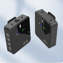 SK750 Type-C Charging One for One Wireless Lavalier Mini Microphone(Black)