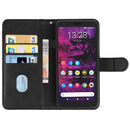 Leather Phone Case For CAT S62 Pro(Black)