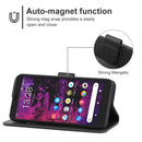 Leather Phone Case For CAT S62 Pro(Black)