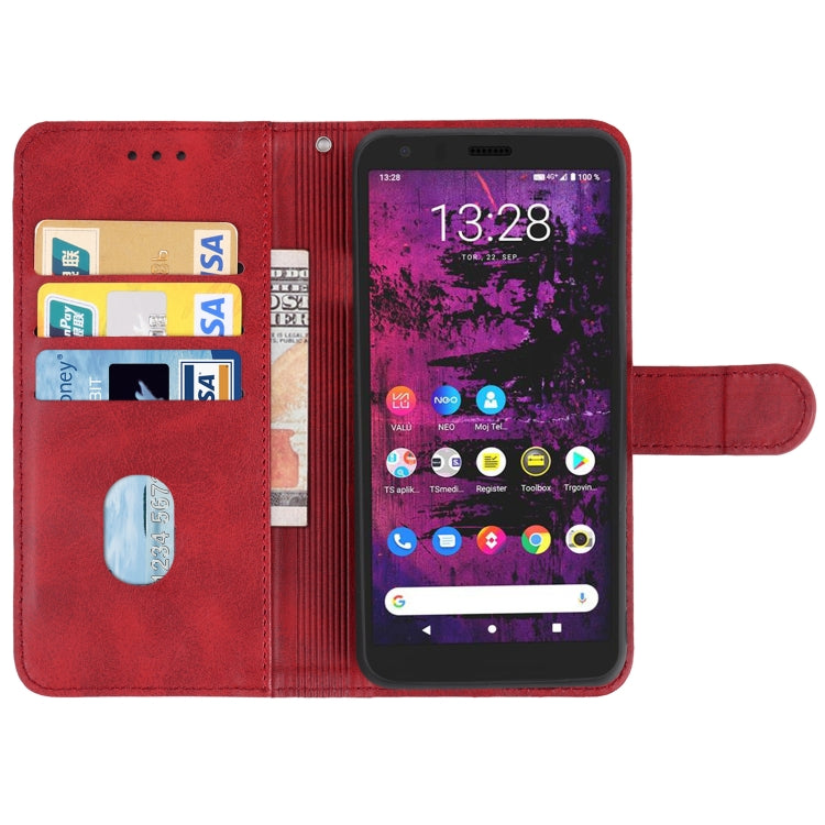 Leather Phone Case For CAT S62 Pro(Red)