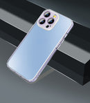 Dual-color Airbag Phone Case For iPhone 13(Purple)