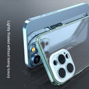 Dual-color Airbag Phone Case For iPhone 13(Purple)