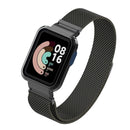 For Xiaomi Mi Watch Lite / Redmi Watch Milanese Magnetic Metal Watchband(Black)