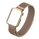 For Xiaomi Mi Watch Lite / Redmi Watch Milanese Magnetic Metal Watchband(Rose Gold)