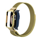 For Xiaomi Mi Watch Lite / Redmi Watch Milanese Magnetic Metal Watchband(Gold)