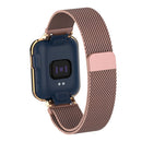 For Xiaomi Mi Watch Lite / Redmi Watch Milanese Magnetic Metal Watchband(Rose Red)