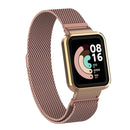 For Xiaomi Mi Watch Lite / Redmi Watch Milanese Magnetic Metal Watchband(Rose Red)