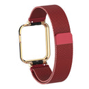 For Xiaomi Mi Watch Lite / Redmi Watch Milanese Magnetic Metal Watchband(Red)