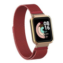 For Xiaomi Mi Watch Lite / Redmi Watch Milanese Magnetic Metal Watchband(Red)