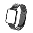 For Xiaomi Mi Watch Lite / Redmi Watch Three-Bead Metal Watchband(Black)