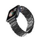 For Xiaomi Mi Watch Lite / Redmi Watch Three-Bead Metal Watchband(Black)