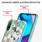 For Motorola Moto E20 / E30 / E40 Flowers and Plants Series IMD TPU Phone Case(Green Gardenia)