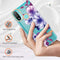 For Motorola Moto E20 / E30 / E40 Flowers and Plants Series IMD TPU Phone Case(Purple Begonia)