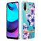 For Motorola Moto E20 / E30 / E40 Flowers and Plants Series IMD TPU Phone Case(Purple Begonia)