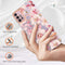For Motorola Moto G30 / G20 / G10 / G10 Power Flowers and Plants Series IMD TPU Phone Case(Pink Gardenia)
