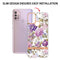 For Motorola Moto G30 / G20 / G10 / G10 Power Flowers and Plants Series IMD TPU Phone Case(Purple Peony)