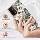 For OPPO A74 5G / A93 5G / A54 5G / A93S 5G Flowers and Plants Series IMD TPU Phone Case(Green Gardenia)