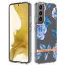 For Samsung Galaxy S22+ Flowers and Plants Series IMD TPU Phone Case(Orchid Peony)