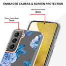 For Samsung Galaxy S22+ Flowers and Plants Series IMD TPU Phone Case(Orchid Peony)