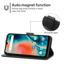 Leather Phone Case For UMIDIGI Bison X10 Pro(Black)
