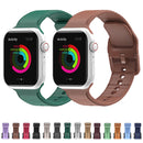 Silicone Watch Band For Apple Watch Series 8&7 41mm / SE 2&6&SE&5&4 40mm / 3&2&1 38mm(Meat Pink)