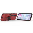 For Xiaomi Redmi Note 8T PC + TPU Shockproof Protective Case with Magnetic Ring Holder(Red)
