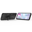 For Xiaomi Redmi Note 8T PC + TPU Shockproof Protective Case with Magnetic Ring Holder(Black)