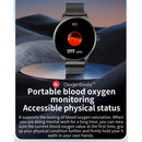 NY20 1.3 inch Smart Watch, Support Sleep Monitor / Blood Oxygen Monitor(Black)