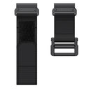 For Garmin Fenix 6X / 5X 26mm Hook And Loop Fastener Nylon Watch Band(Black)