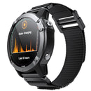 For Garmin Fenix 6X / 5X 26mm Hook And Loop Fastener Nylon Watch Band(Black)