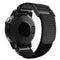 For Garmin Fenix 6X / 5X 26mm Hook And Loop Fastener Nylon Watch Band(Black)