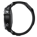 For Garmin Fenix 6X / 5X 26mm Hook And Loop Fastener Nylon Watch Band(Black)