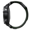 For Garmin Fenix 6X / 5X 26mm Hook And Loop Fastener Nylon Watch Band(Army Green)