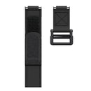 For Garmin Forerunner 735XT Hook And Loop Fastener Nylon Watch Band(Black)