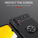 For Samsung Galaxy A13 5G Ring Holder 360 Degree Rotating TPU Case(Black)