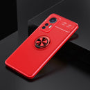 For Xiaomi 12 Ring Holder 360 Degree Rotating TPU Case(Red)