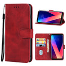 Leather Phone Case For LG V30+(Red)