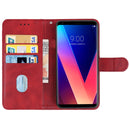 Leather Phone Case For LG V30+(Red)