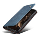 For Huawei nova 8i / Honor 50 Lite Simple Wax Crazy Horse Texture Leather Phone Case(Navy Blue)