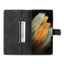 For Samsung Galaxy S22 Ultra AZNS Dream II Skin Feel PU+TPU Horizontal Flip PU Phone Case(Black)