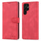 For Samsung Galaxy S22 Ultra AZNS Dream II Skin Feel PU+TPU Horizontal Flip PU Phone Case(Red)