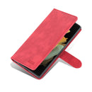 For Samsung Galaxy S22 Ultra AZNS Dream II Skin Feel PU+TPU Horizontal Flip PU Phone Case(Red)