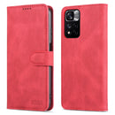 For Xiaomi Redmi Note 11 Pro(5G) AZNS Dream II Skin Feel PU+TPU Horizontal Flip PU Phone Case(Red)