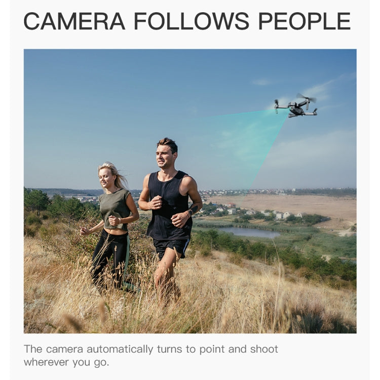 ZLL SG107 FPV Mini Folding RC Drone 50X Zoom Quadcopter Aircraft, Specification:4K Optical Flow(Black)