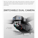 ZLL SG107 FPV Mini Folding RC Drone 50X Zoom Quadcopter Aircraft, Specification:4K Optical Flow(Black)