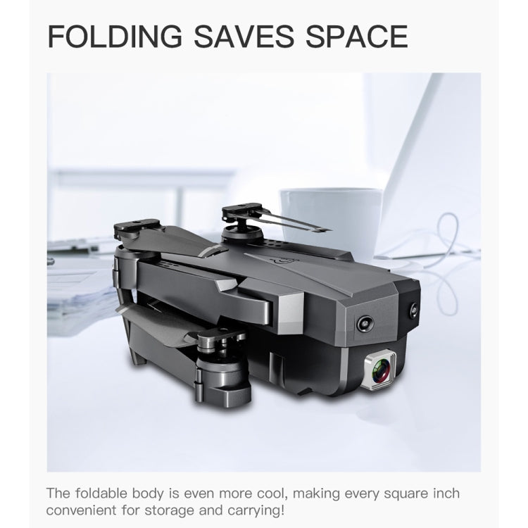 ZLL SG107 FPV Mini Folding RC Drone 50X Zoom Quadcopter Aircraft, Specification:4K Optical Flow(Black)